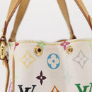 LOUIS VUITTON Monogram Multicolor Aurelia MM Tote Bag Weiß M40094 Auth BA9560-6