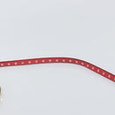 VALENTINO Rock Studs Handtasche Leder 2-Wege Pink Gold Auth BA9561-14