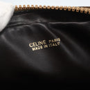 CELINE Macadam Canvas Shoulder Bag PVC Brown Gold Auth BA9563-15