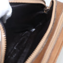 CELINE Macadam Canvas Shoulder Bag PVC Brown Gold Auth BA9563-17