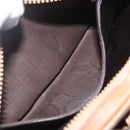 CELINE Macadam Canvas Shoulder Bag PVC Brown Gold Auth BA9563-21