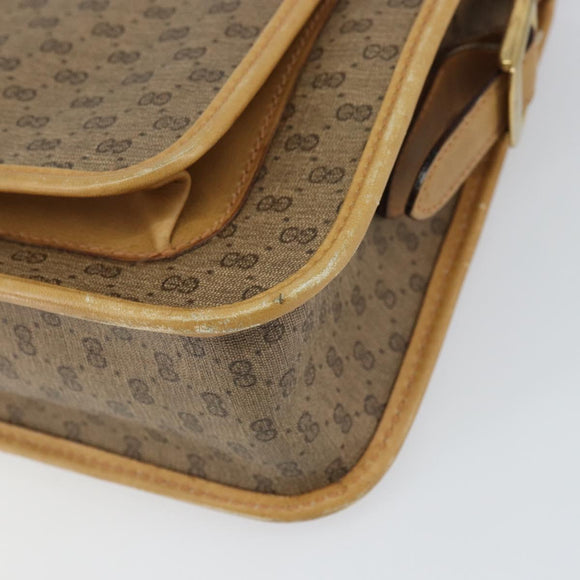 GUCCI GG Supreme Shoulder Bag PVC Beige 001 067 0115 Auth BA9569