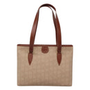 Chloe Tote Bag PVC Beige Auth BA957-2