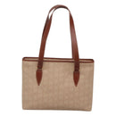 Chloe Tote Bag PVC Beige Auth BA957-2
