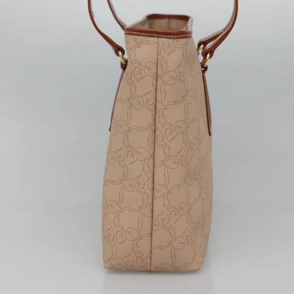 Chloe Tote Bag PVC Beige Auth BA957