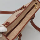 Chloe Tote Bag PVC Beige Auth BA957-6