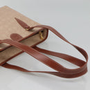 Chloe Tote Bag PVC Beige Auth BA957-7