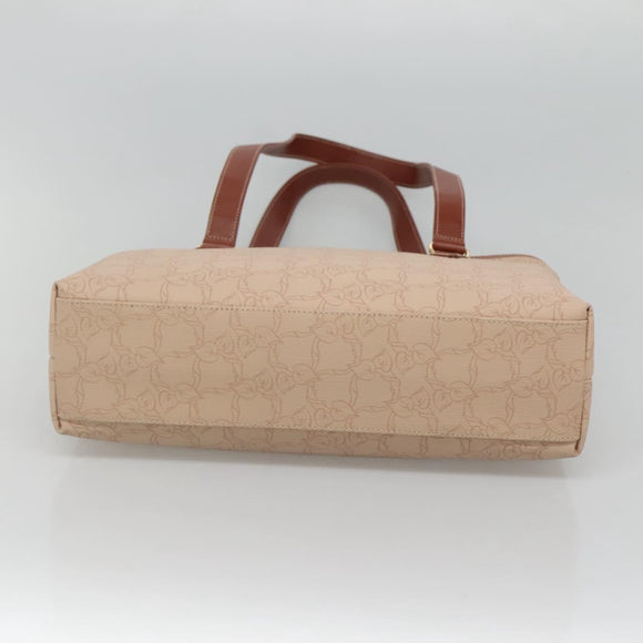 Chloe Tote Bag PVC Beige Auth BA957