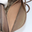 GUCCI GG Supreme Shoulder Bag PVC Beige Gold 116 02 606 Auth BA9572-11
