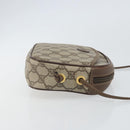 GUCCI GG Supreme Shoulder Bag PVC Beige Gold 116 02 606 Auth BA9572-3