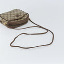GUCCI GG Supreme Shoulder Bag PVC Beige Gold 116 02 606 Auth BA9572-7