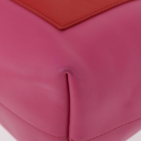 BALENCIAGA Tote Bag Leather Pink Gold 309658 Auth BA9574