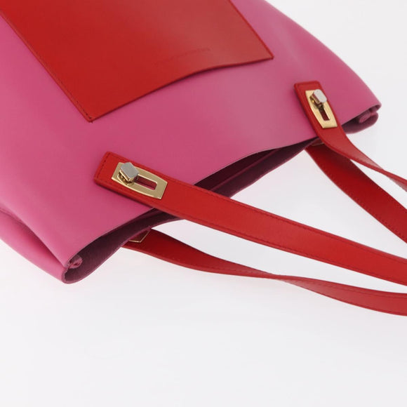 BALENCIAGA Tragetasche Leder Rosa Gold 309658 Auth BA9574