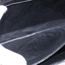 LOEWE Shoulder Bag Leather Navy Gold Auth BA9578-20