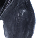 LOEWE Shoulder Bag Leather Navy Gold Auth BA9578-21