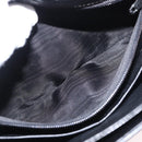 LOEWE Shoulder Bag Leather Navy Gold Auth BA9578-23