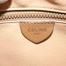 CELINE Macadam Canvas Shoulder Bag Beige Auth BA958-18