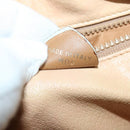 CELINE Macadam Canvas Shoulder Bag Beige Auth BA958-24