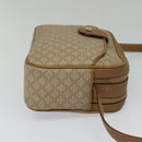 CELINE Macadam Canvas Shoulder Bag Beige Auth BA958-5