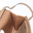 Christian Dior Honeycomb Canvas Hand Bag PVC Leather 2way Beige Gold Auth BA9582-21