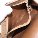Christian Dior Honeycomb Canvas Hand Bag PVC Leather 2way Beige Gold Auth BA9582-12