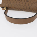 Christian Dior Honeycomb Canvas Hand Bag PVC Leather 2way Beige Gold Auth BA9582-7