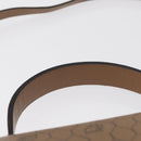 Christian Dior Honeycomb Canvas Hand Bag PVC Leather 2way Beige Gold Auth BA9582-14