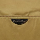 Christian Dior Maris Pearl Shoulder Bag Nylon Beige Silver Auth BA9583-15