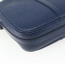 GUCCI Hand Bag PVC 2way Navy Gold 344357 Auth BA9587-18