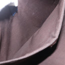 GUCCI Hand Bag PVC 2way Navy Gold 344357 Auth BA9587-22