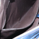 GUCCI Hand Bag PVC 2way Navy Gold 344357 Auth BA9587-23