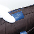 GUCCI Hand Bag PVC 2way Navy Gold 344357 Auth BA9587-12