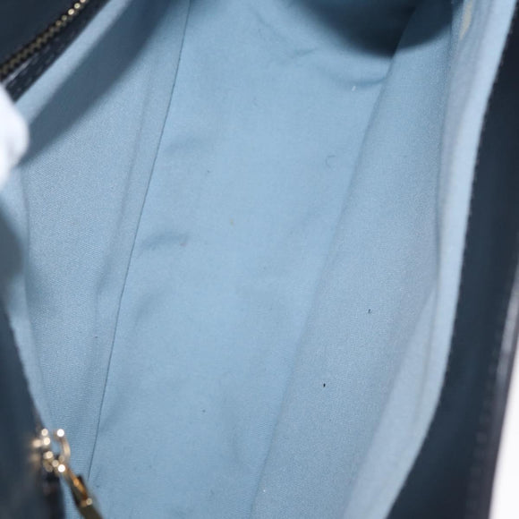 LOUIS VUITTON Monogram Mini Sac Catline Tote Bag Navy M92325 LV Auth BA9588