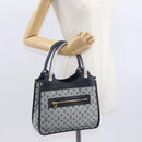 LOUIS VUITTON Monogram Mini Sac Catline Tote Bag Navy M92325 LV Auth BA9588-22