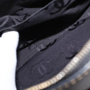 CHANEL Wild Stitch Hand Bag Leather Black Gold CC Auth BA9589-22
