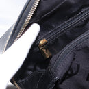 CHANEL Wild Stitch Hand Bag Leather Black Gold CC Auth BA9589-25
