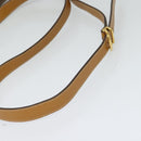 GUCCI Micro GG Supreme Shoulder Bag PVC Brown Gold Auth BA959-7