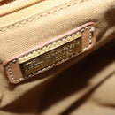 Burberrys Nova Check Shoulder Bag PVC Blue Gold Auth BA9593-21
