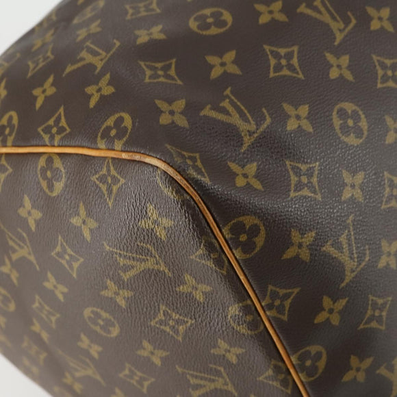 LOUIS VUITTON Monogram Keepall 55 Boston Bag M41424 LV Auth BA9594