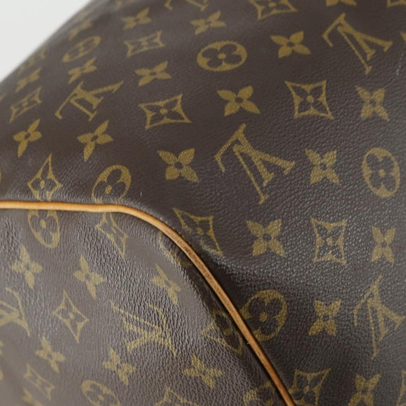 LOUIS VUITTON Monogram Keepall 55 Boston Bag M41424 LV Auth BA9594