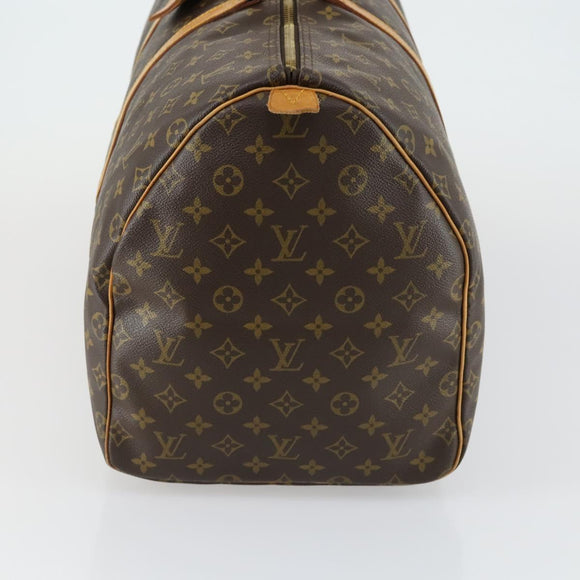 LOUIS VUITTON Monogram Keepall 55 Boston Bag M41424 LV Auth BA9594