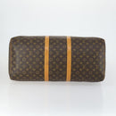LOUIS VUITTON Monogram Keepall 55 Boston Bag M41424 LV Auth BA9594-5