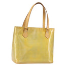 LOUIS VUITTON Monogram Vernis Houston Hand Bag Gris M91053 LV Auth BA9595-1