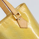 LOUIS VUITTON Monogram Vernis Houston Hand Bag Gris M91053 LV Auth BA9595-17
