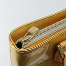LOUIS VUITTON Monogram Vernis Houston Hand Bag Gris M91053 LV Auth BA9595-18