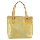 LOUIS VUITTON Monogram Vernis Houston Hand Bag Gris M91053 LV Auth BA9595-2