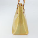 LOUIS VUITTON Monogram Vernis Houston Hand Bag Gris M91053 LV Auth BA9595-3
