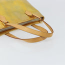LOUIS VUITTON Monogram Vernis Houston Hand Bag Gris M91053 LV Auth BA9595-7