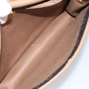 Christian Dior Honeycomb Canvas Shoulder Bag PVC Black Gold Auth BA9598-18