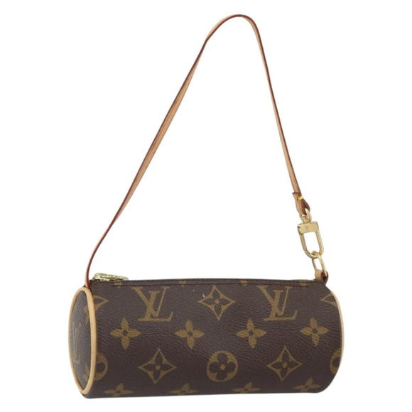 LOUIS VUITTON Monogram Papillon Pouch LV Auth BA9606